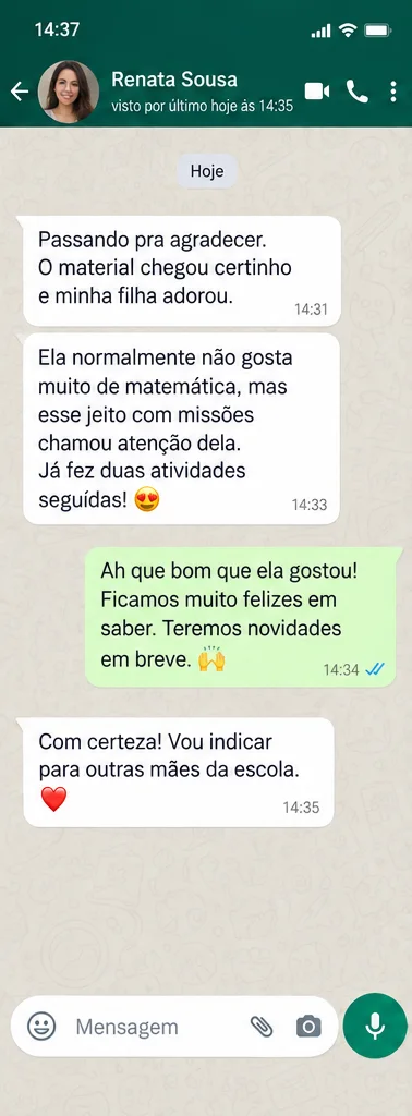 Relato de cliente