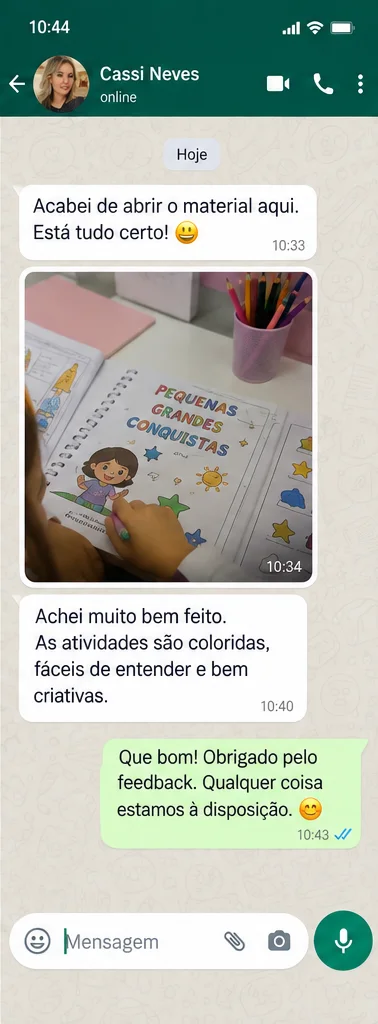Relato de cliente